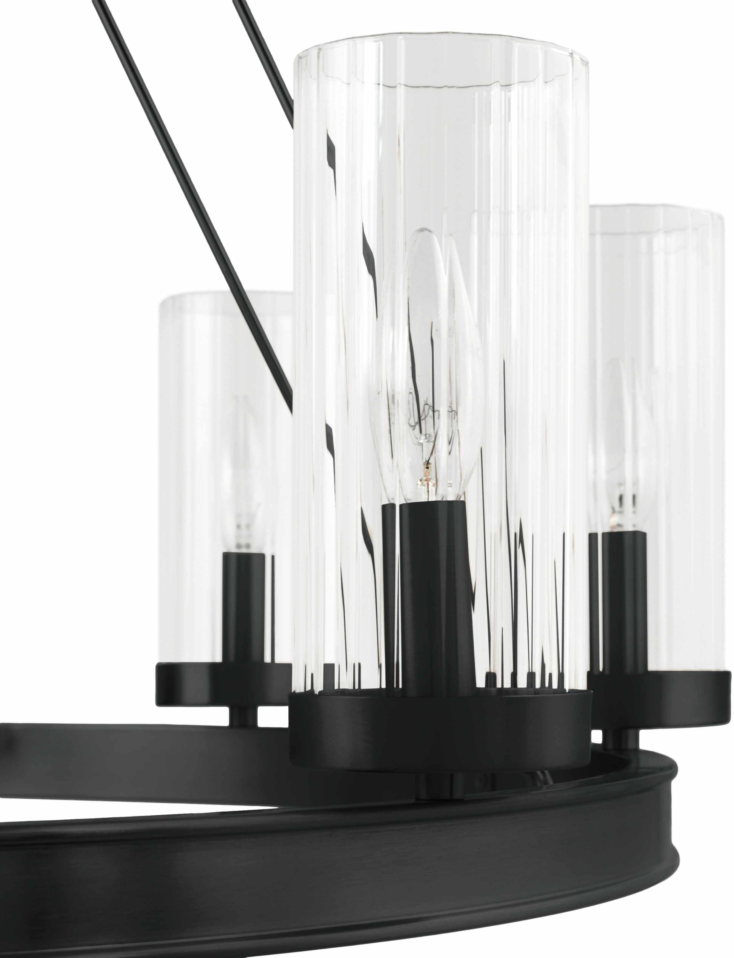 Kaufering Black Chandelier-1