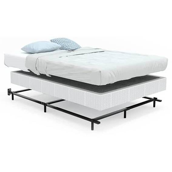 King 9-Leg Metal Bed Frame with Headboard Brackets 3,000 lbs. Max Weight Limit-1