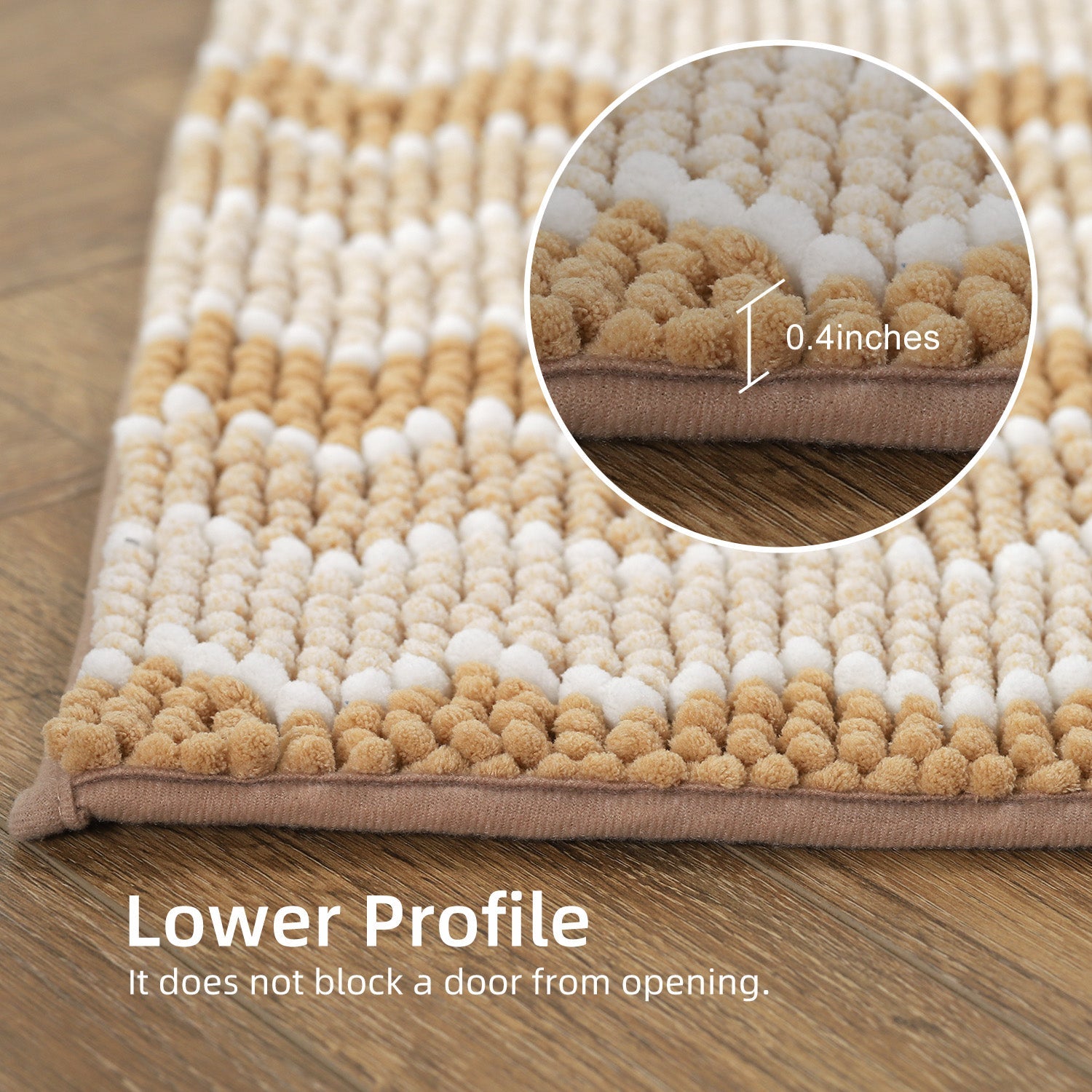 Kasentex Soft Absorbent Durable Non-Slip Bathroom Rug Mat, Room Decor, Graduation Gifts, Fathers Day Gift, Mother Gift, Easter Gift