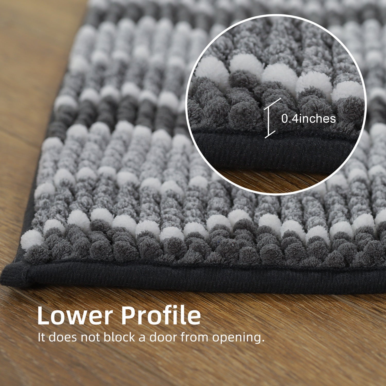 Kasentex Soft Absorbent Durable Non-Slip Bathroom Rug Mat, Room Decor, Graduation Gifts, Fathers Day Gift, Mother Gift, Easter Gift