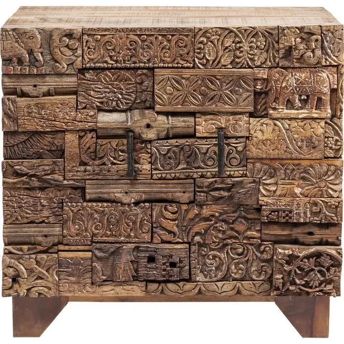 Karri Two Doors Wooden Accent Cabinet