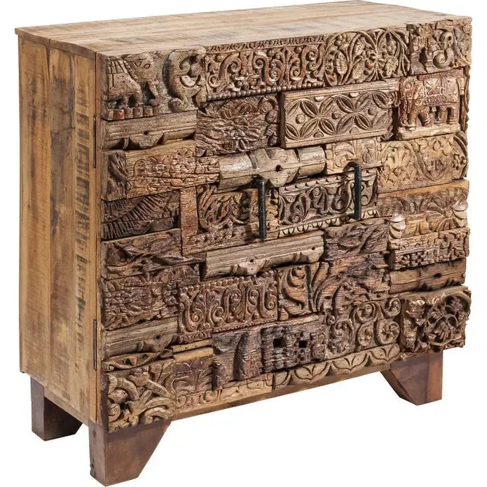 Karri Two Doors Wooden Accent Cabinet