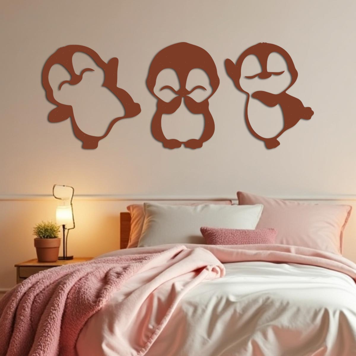 Dancing Baby Penguins Sign-3