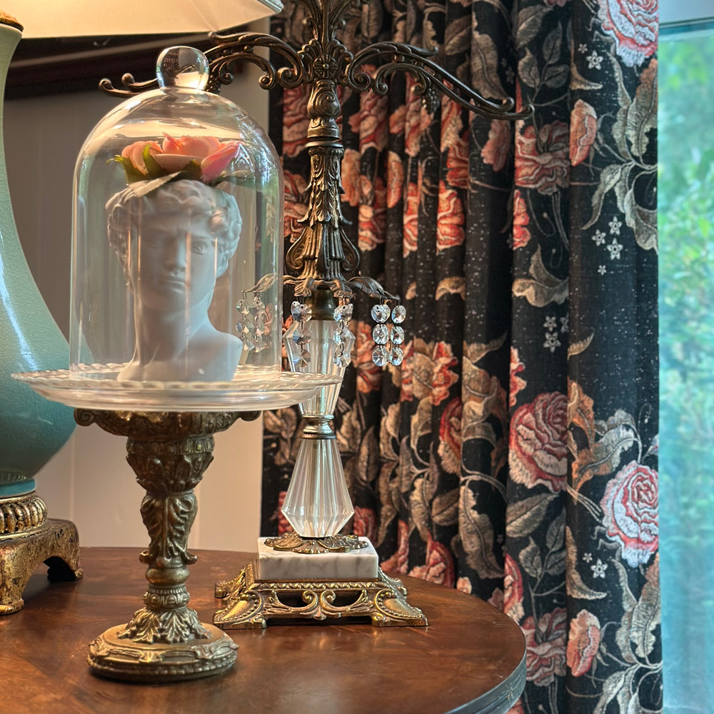 Klara Bold Rose Printed Curtains