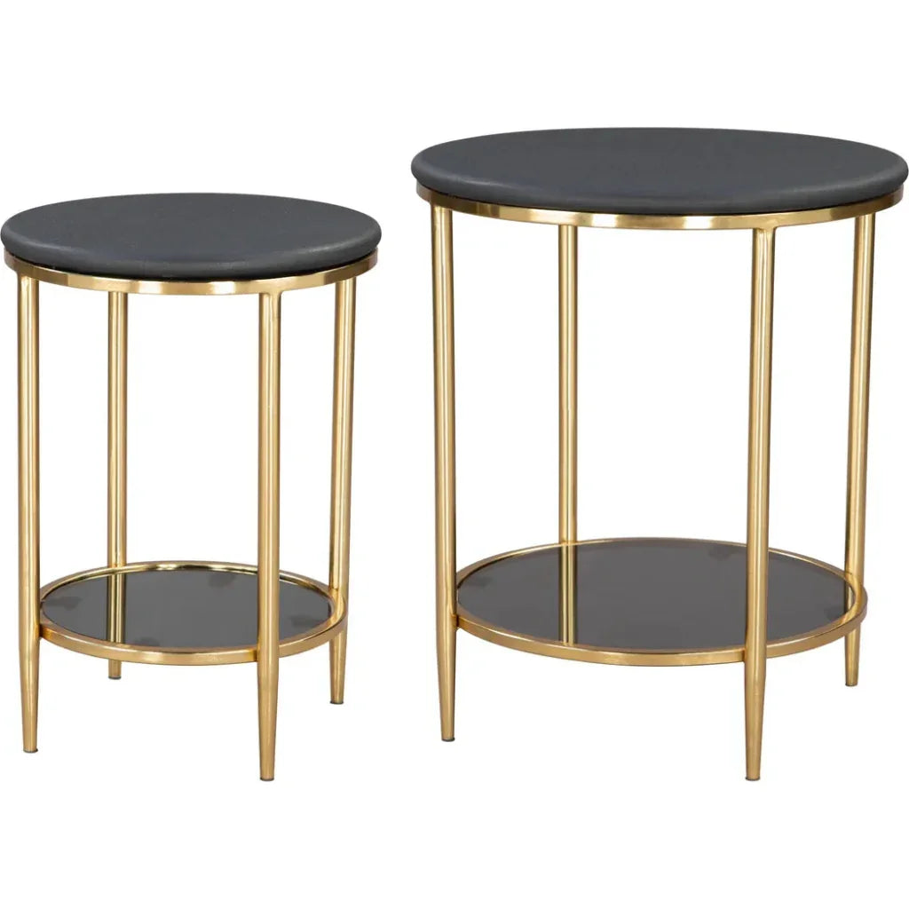 Koper Coffee Table Set (2-Piece) Black