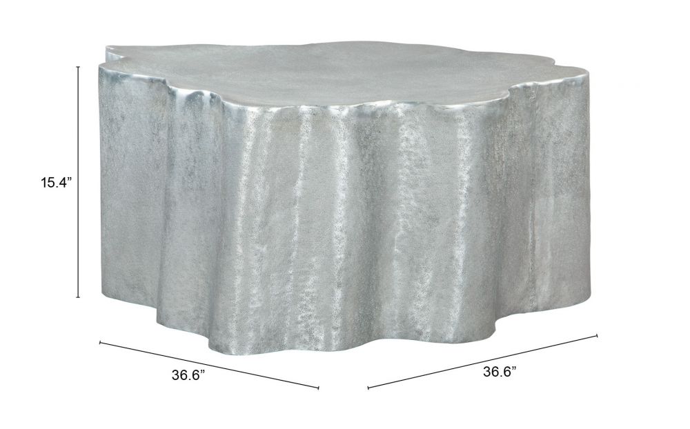 Kortha Antique Silver Coffee Table