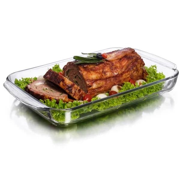 Glass 3-Piece Bakeware Oven Safe Casserole Baking Dish Set - Dishwasher Safe-2