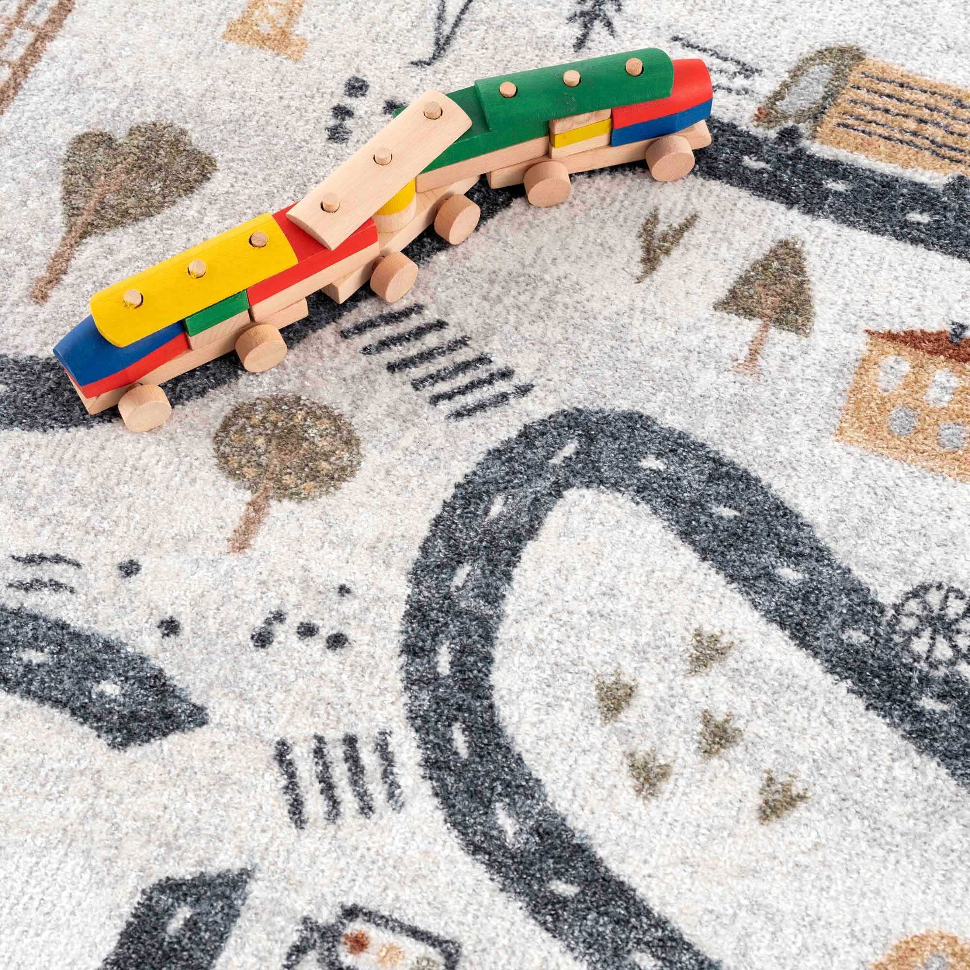 Mave Roads Washable Rug for Kids-3