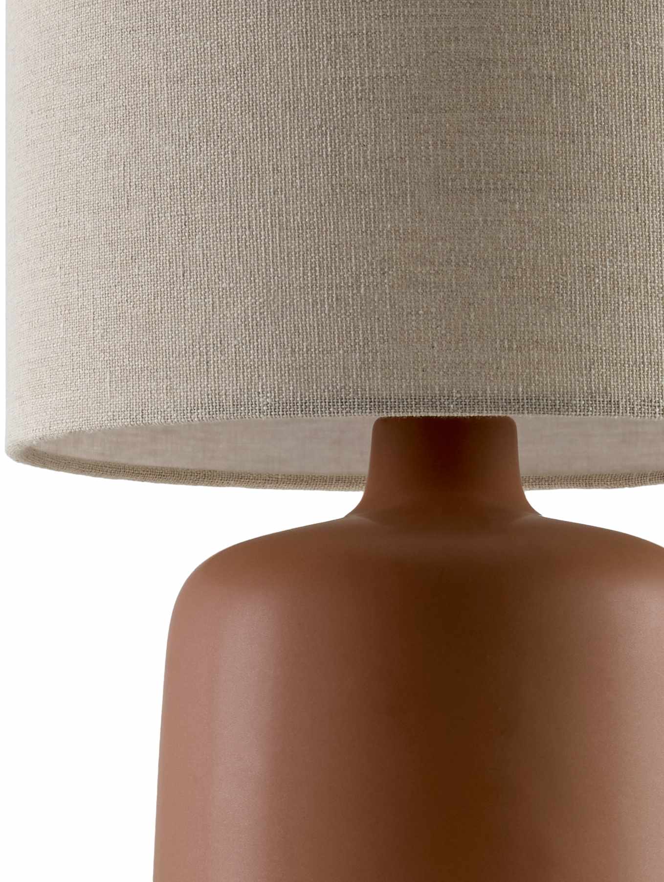 Lumellogno Brick Red Table Lamp-3