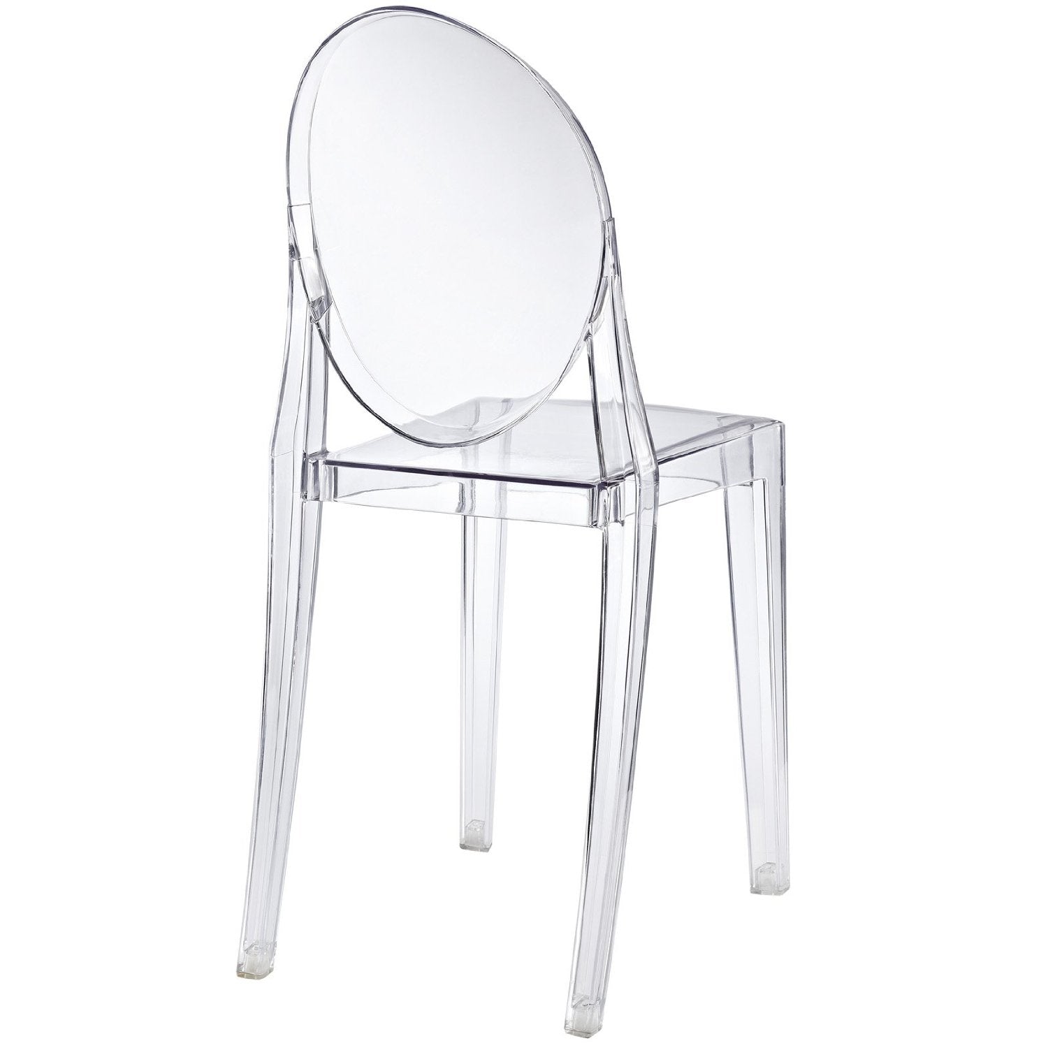 Stackable Clear Acrylic Dining Chair for Indoor or Outdoor Use-1