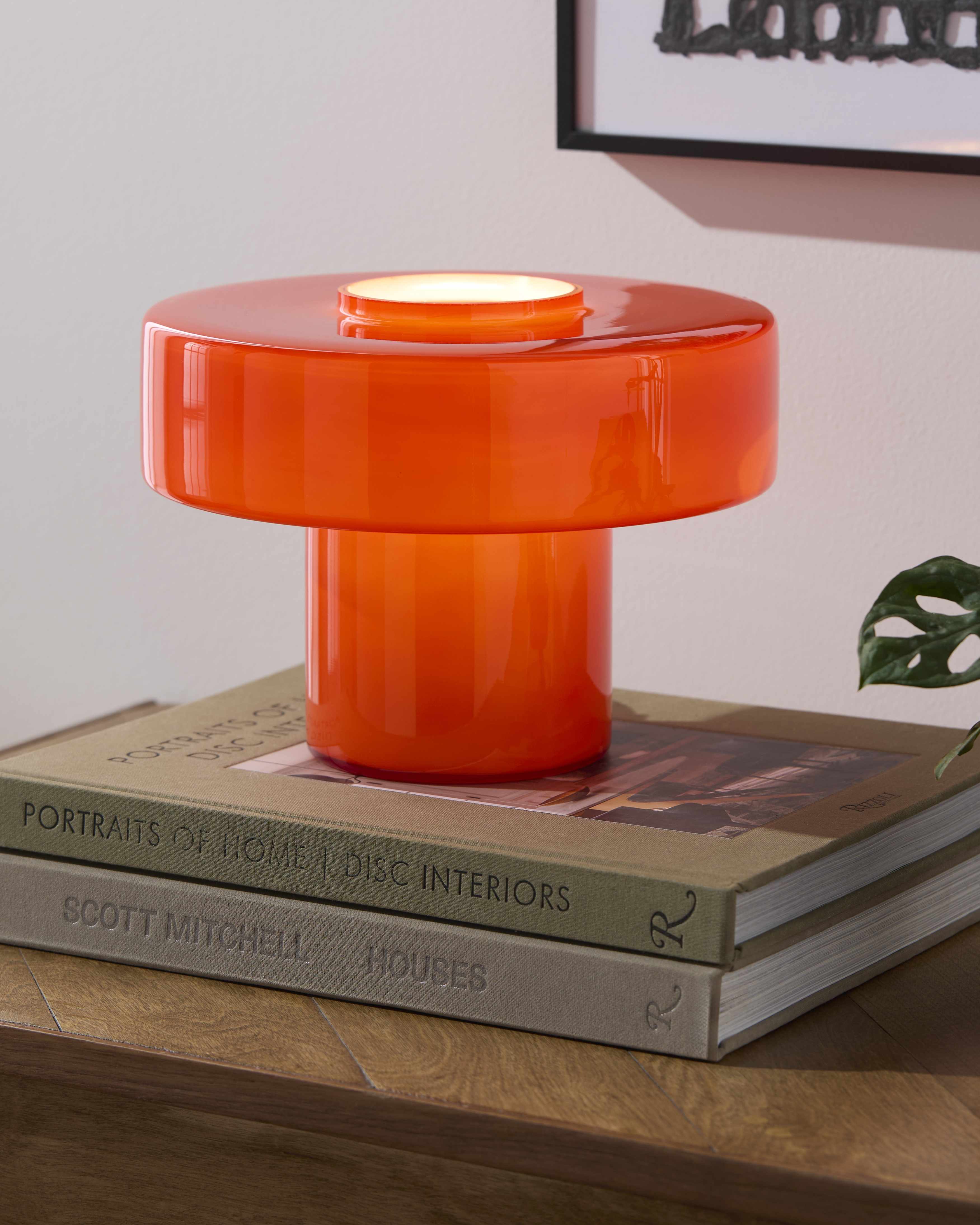 Lauenhagen Dark Red Table Lamp-0