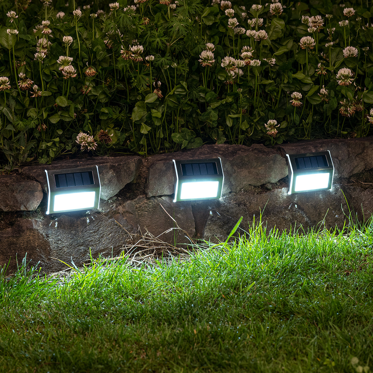 Gigalumi Stainless Steel Solar Deck Lights Set (6&12 Pack)-2