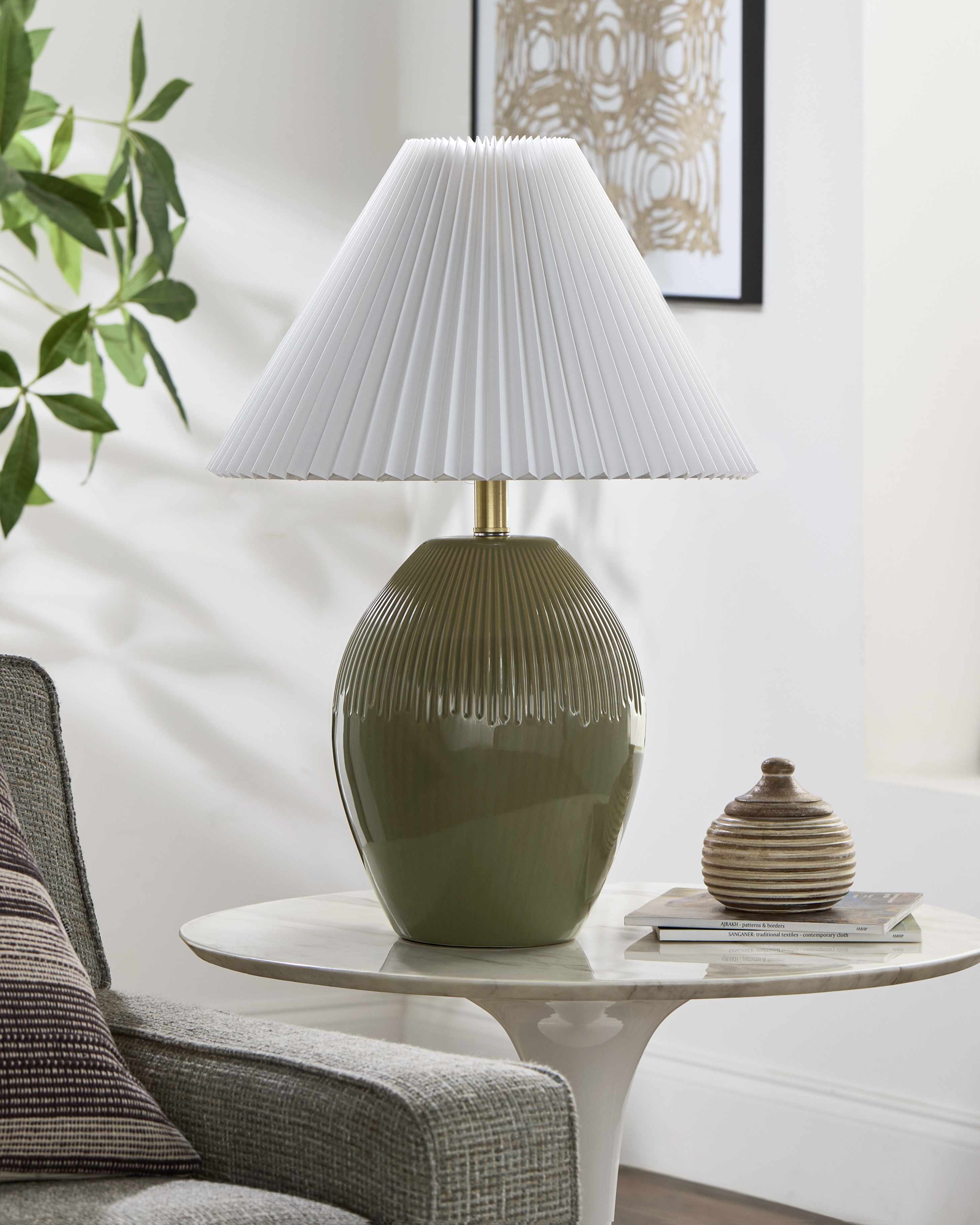 Lechbruck Metallic Gold Table Lamp-0