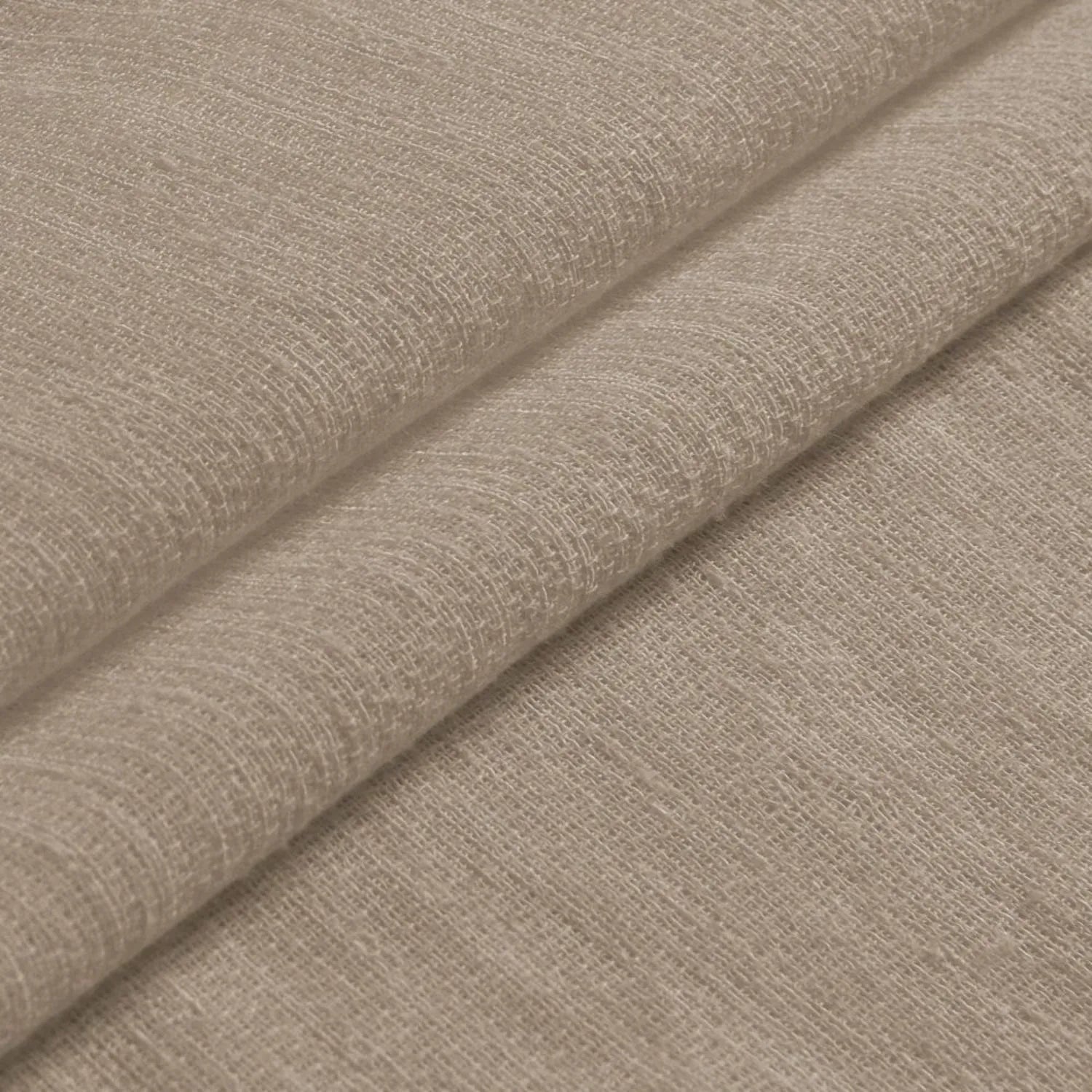 Leah Cotton Texture White Sheer Curtains
