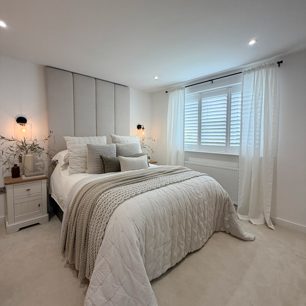 Lelio White 100% Pure Linen Sheer Curtains