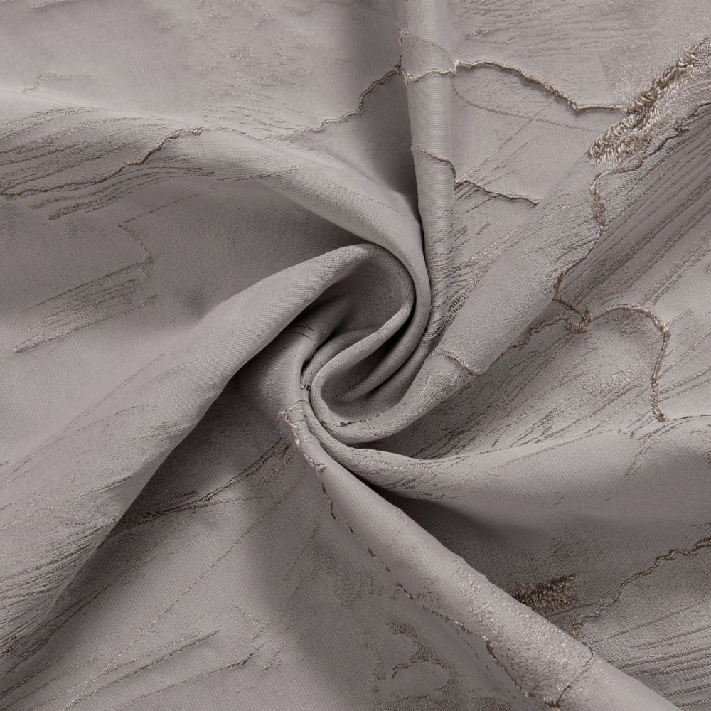 Lennon Embossed Withered Lotus Abstract Curtains