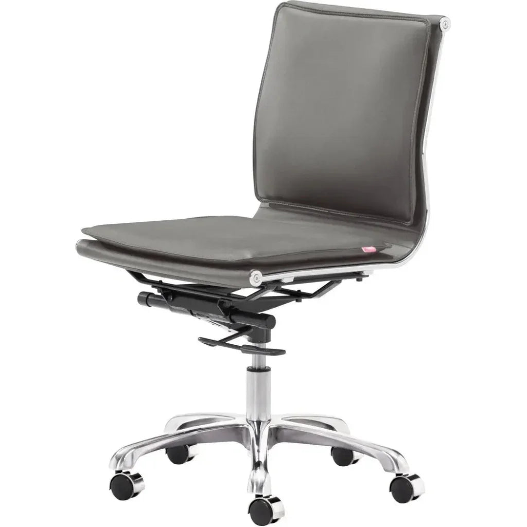 Lider Plus Armless Office Chair Gray