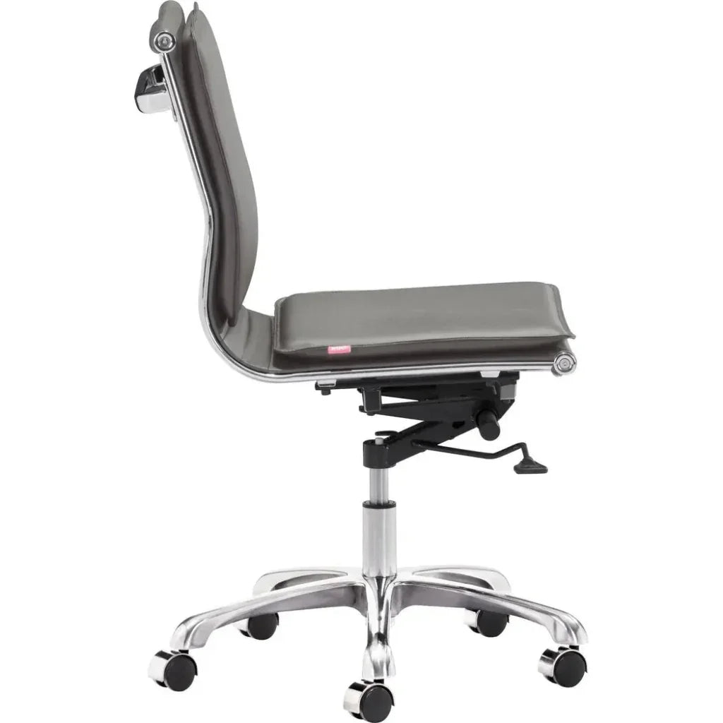 Lider Plus Armless Office Chair Gray