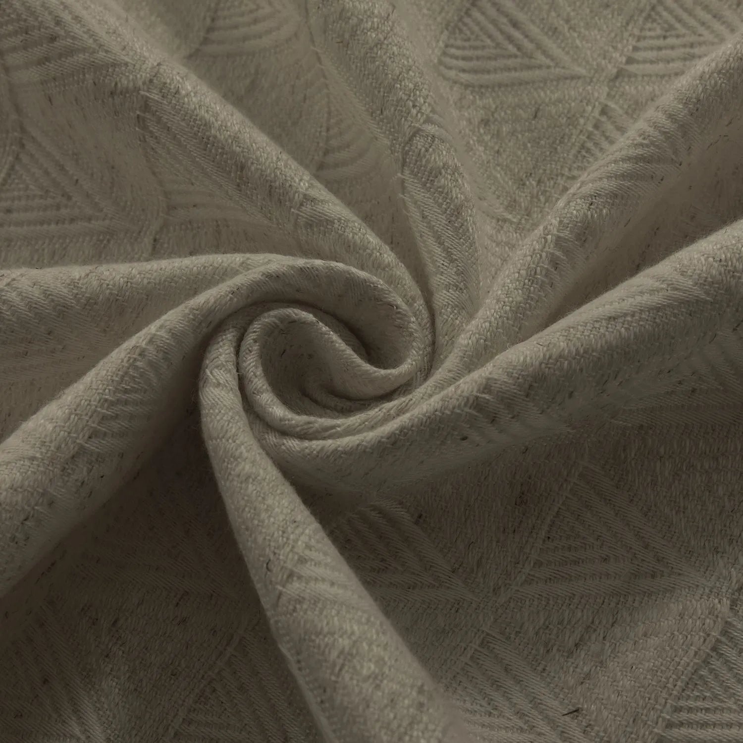 Lilian Diamond Textured Linen Cotton Curtains