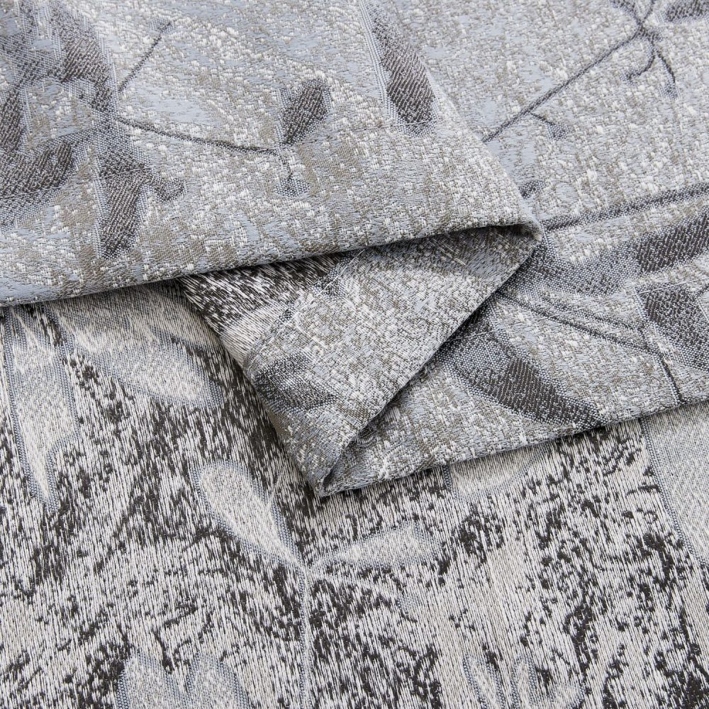 Lily Floral Leaf Jacquard Curtains