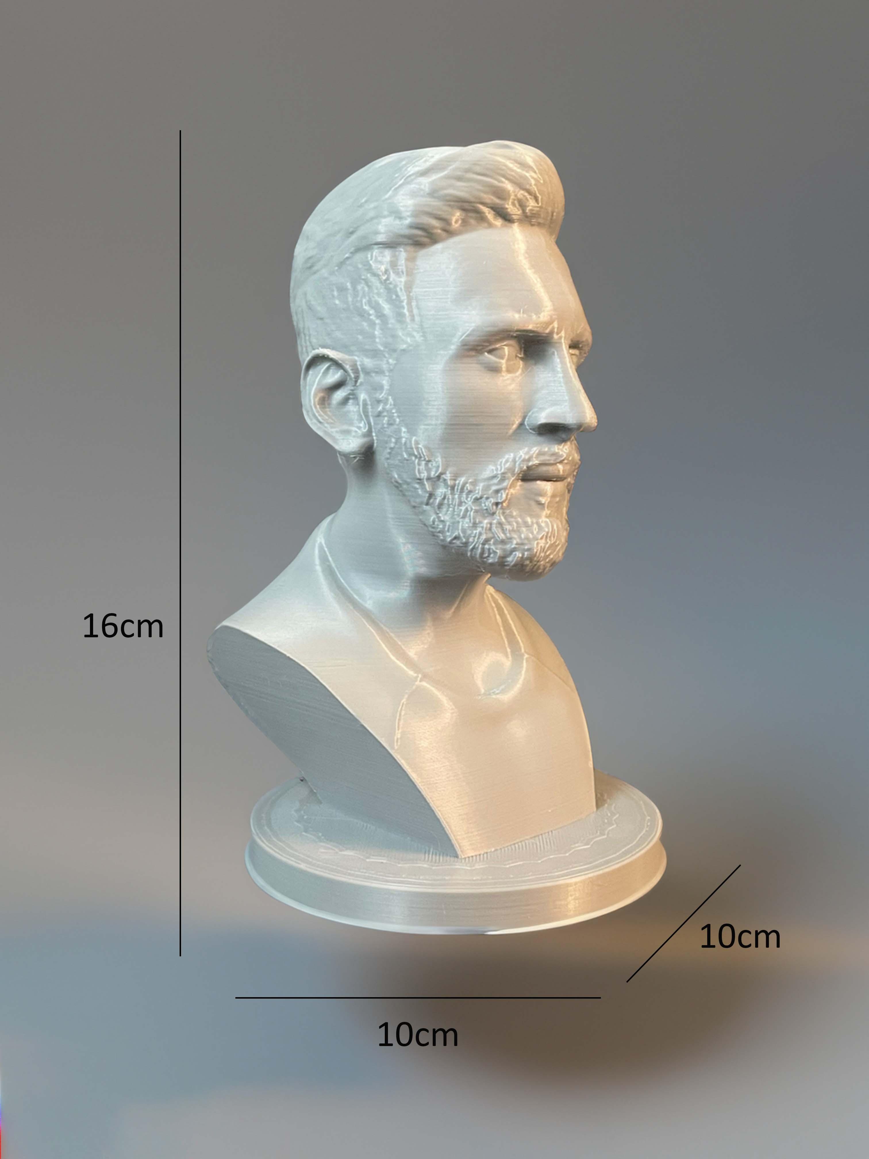 Lionel Messi Bust Sculpture-3