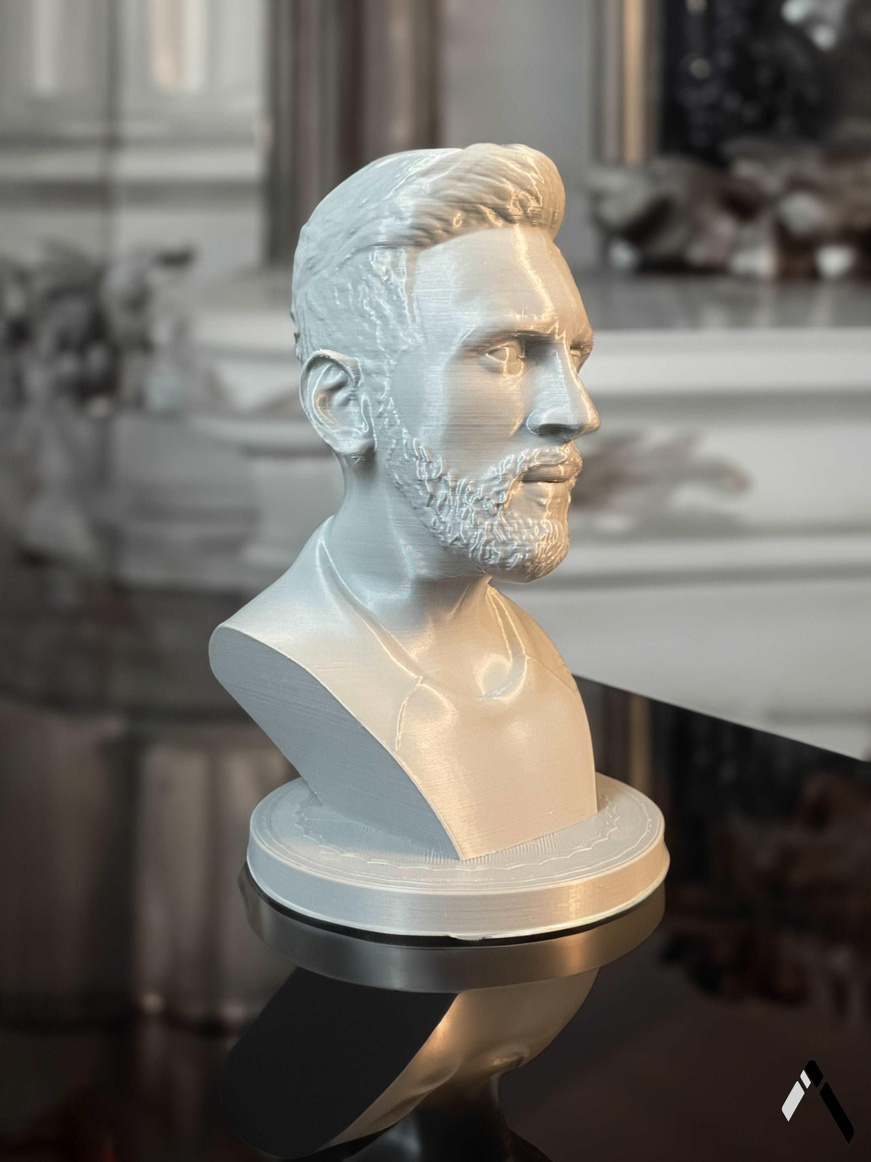 Lionel Messi Bust Sculpture-0