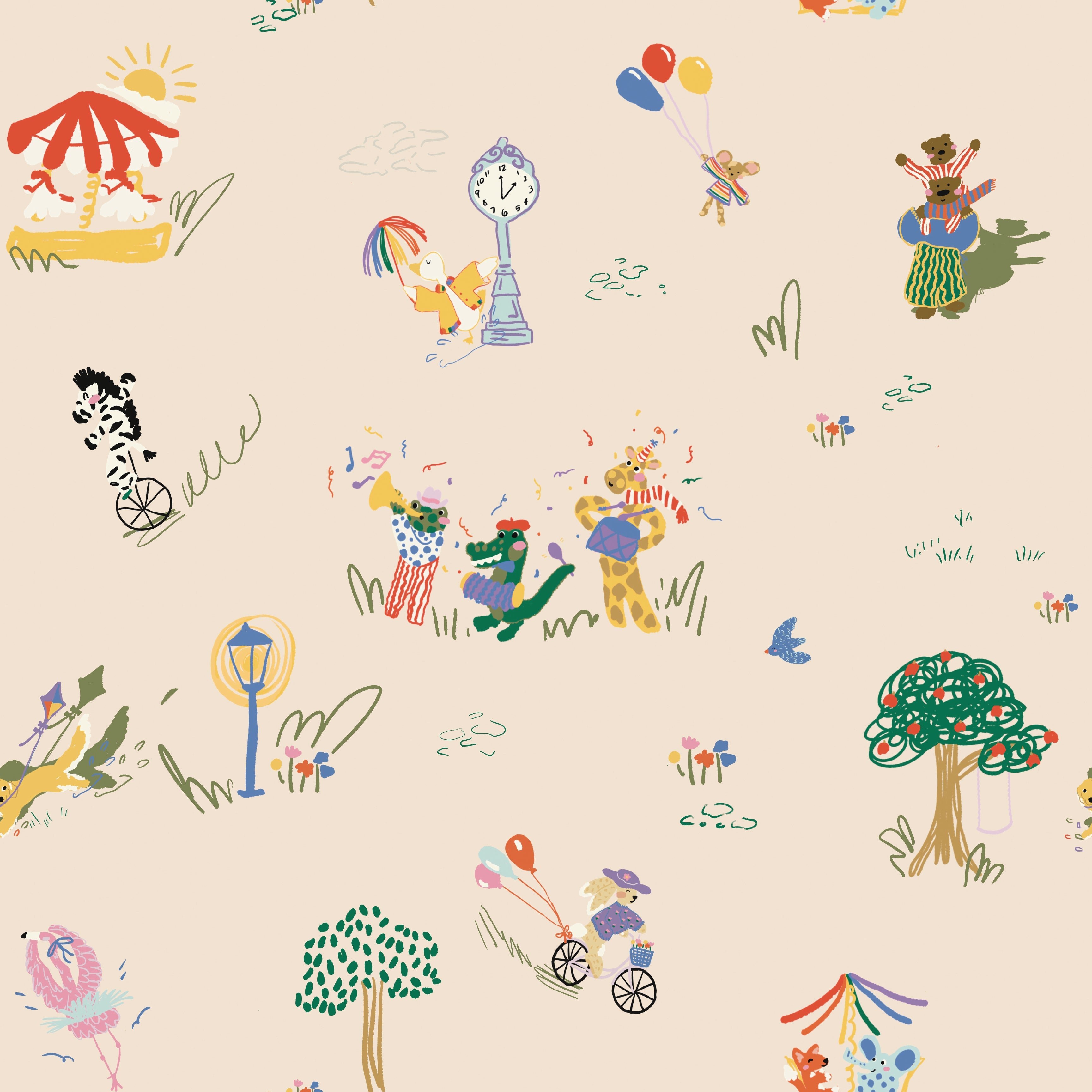 Lorenzo Wallpaper by Grumble Co. Designs