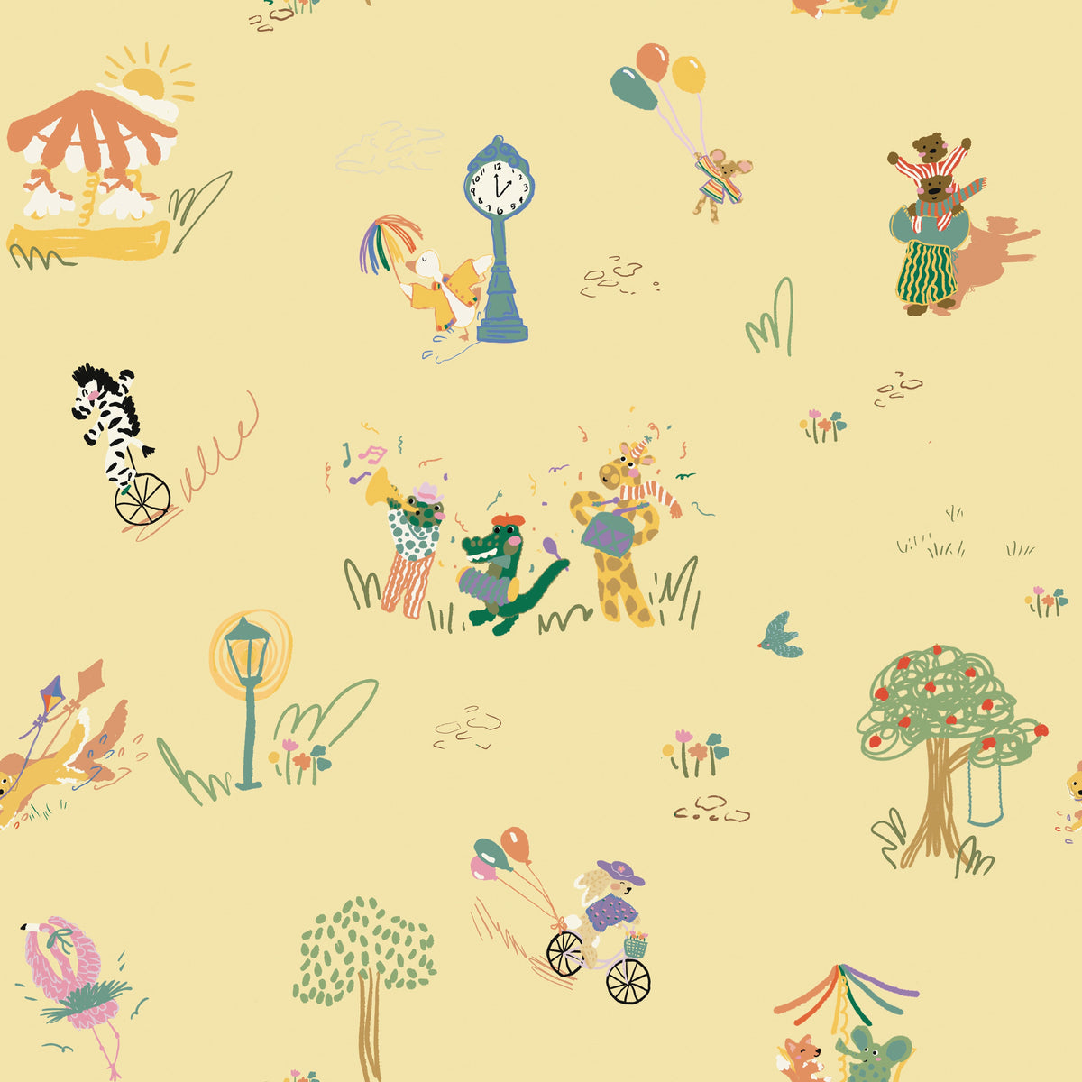 Lorenzo Wallpaper by Grumble Co. Designs