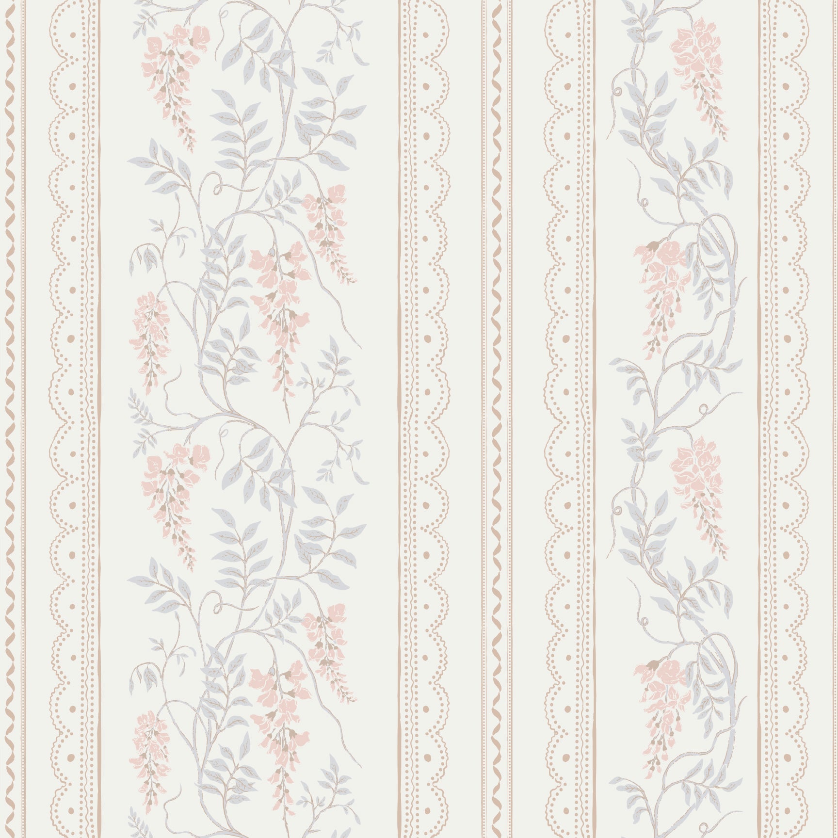 Loretta Wallpaper by The Bright Leaf Design