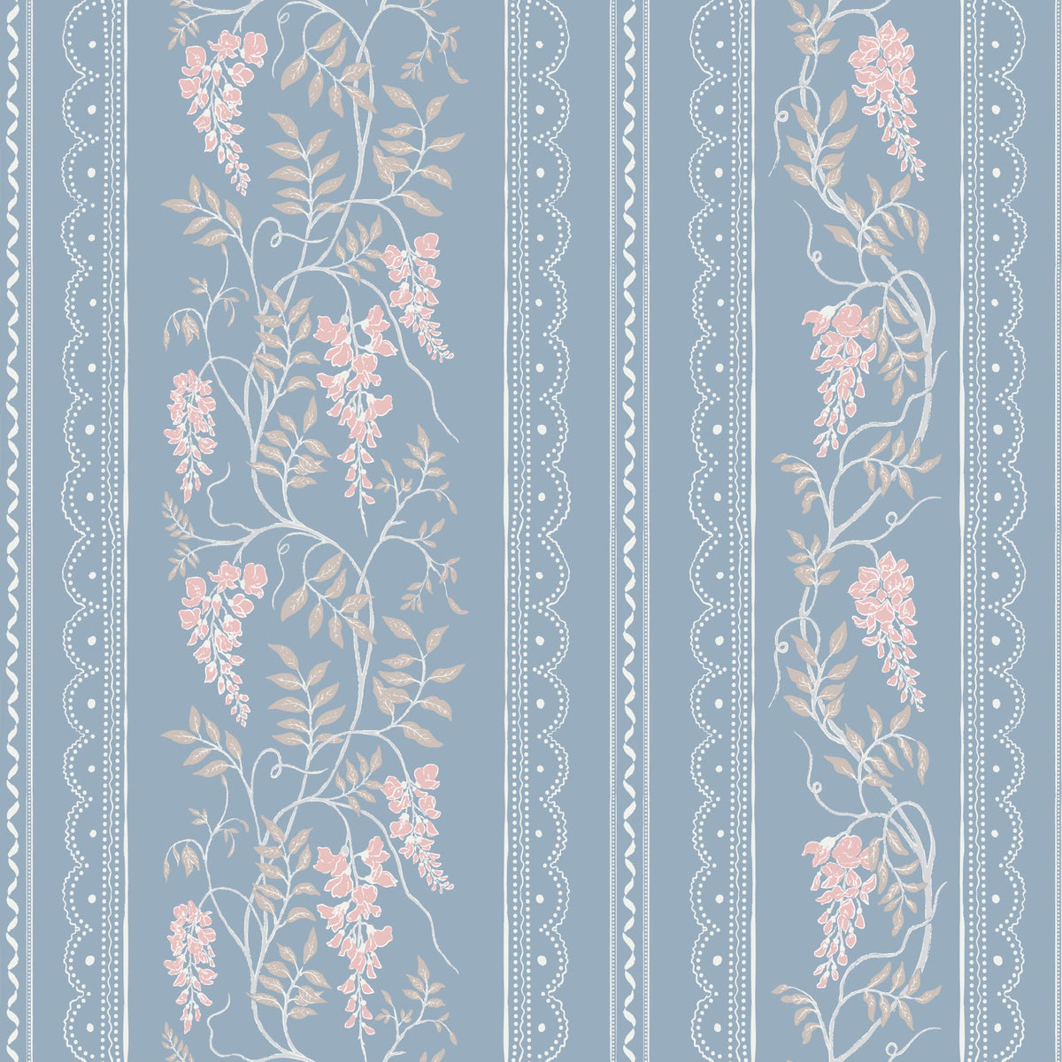 Loretta Wallpaper by The Bright Leaf Design