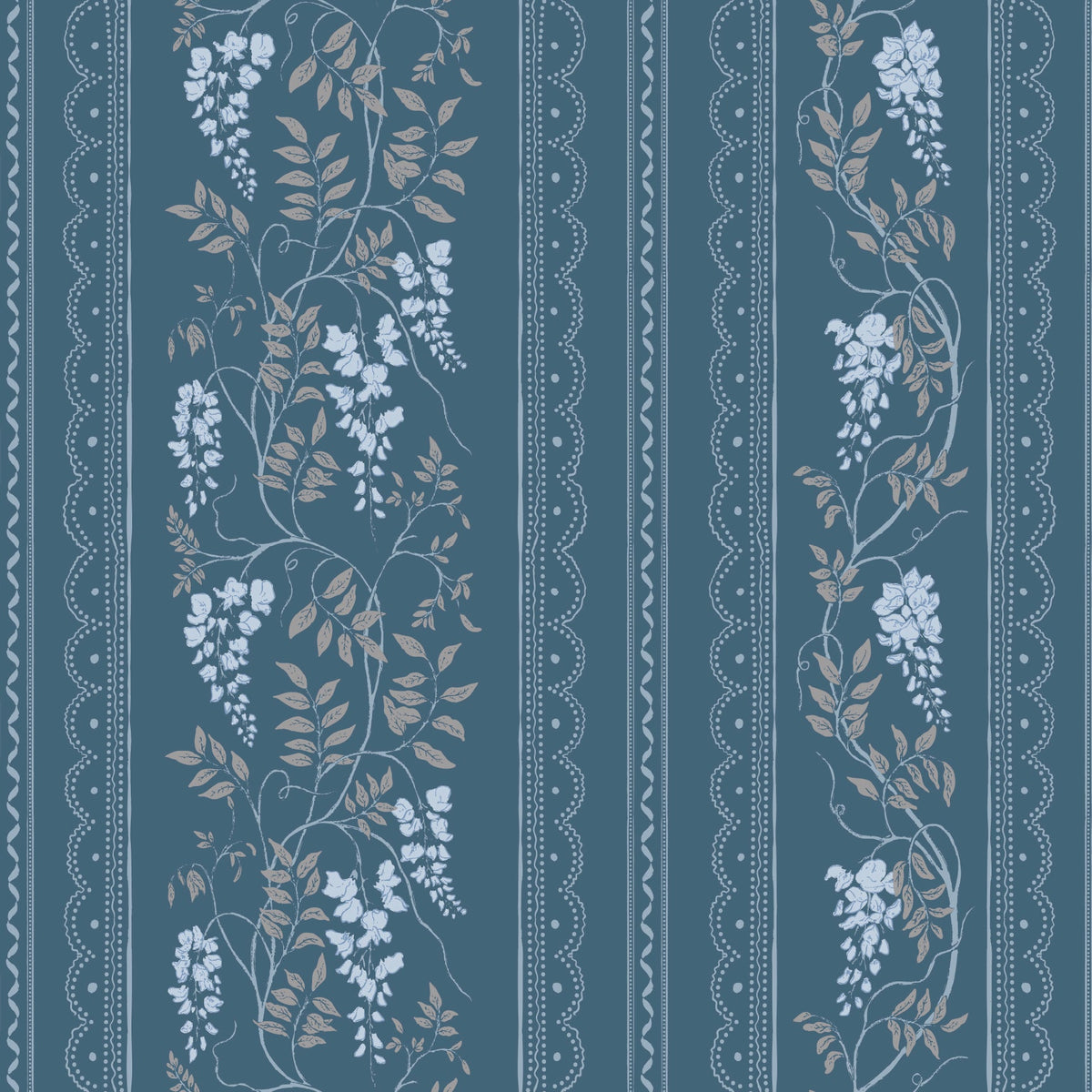 Loretta Wallpaper by The Bright Leaf Design