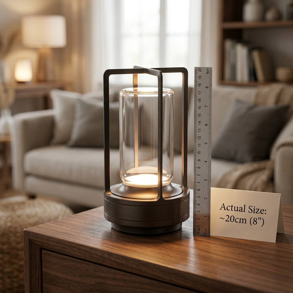 Scandinavian Wireless LED Table Lamp Rechargeable Cordless Desk Light