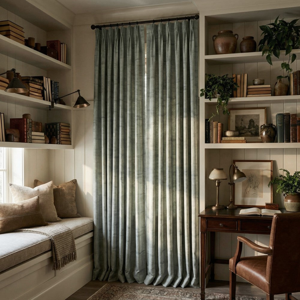 Luster Ripple Abstract Curtains