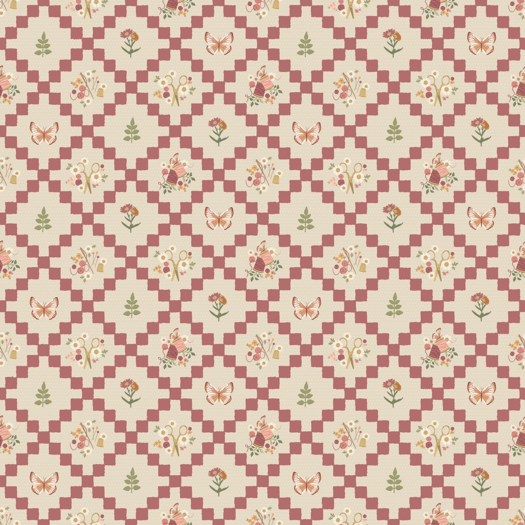 Lydie Wallpaper by Katie Lyn Designs
