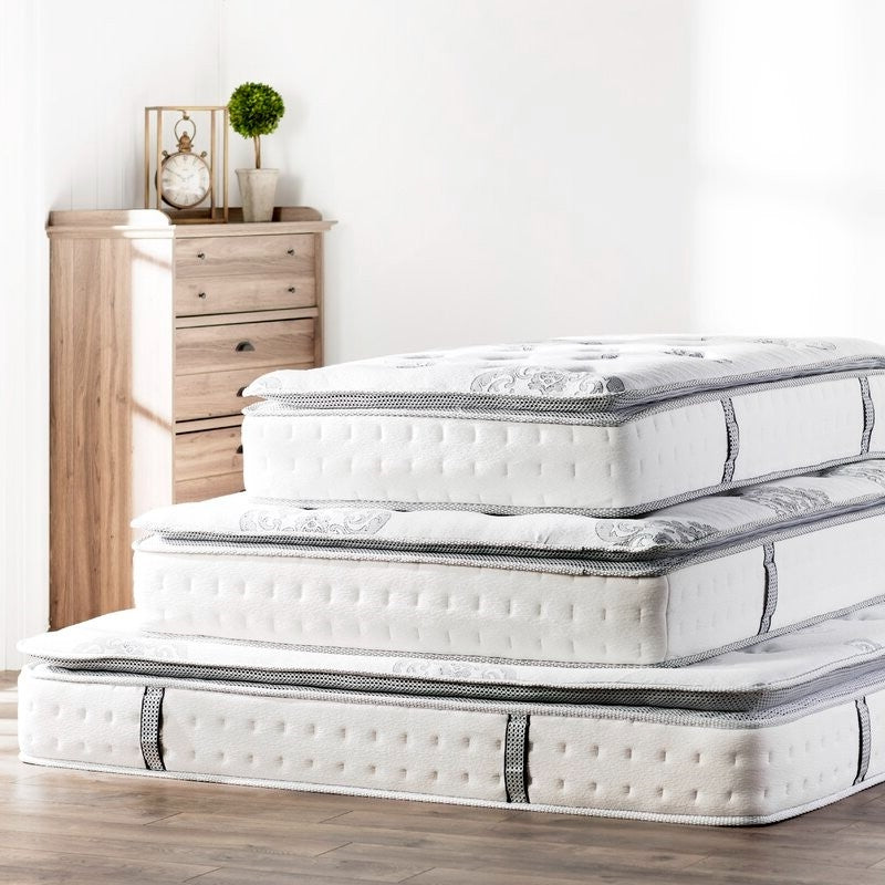 12 inch Medium Firm Pillow Top Hybrid Mattress In A Box - Queen Size-4