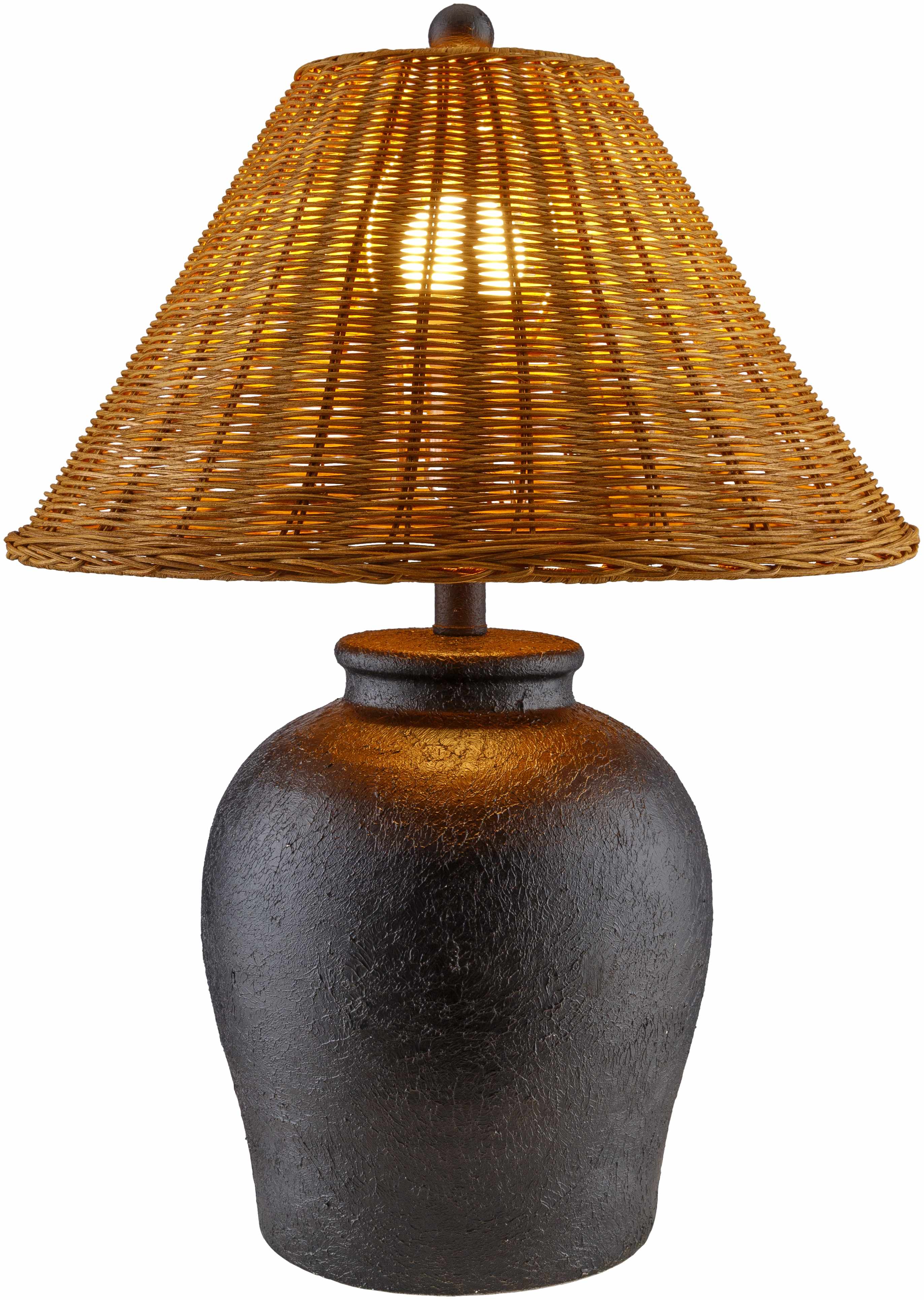 Mistelbach Straw Table Lamp-5