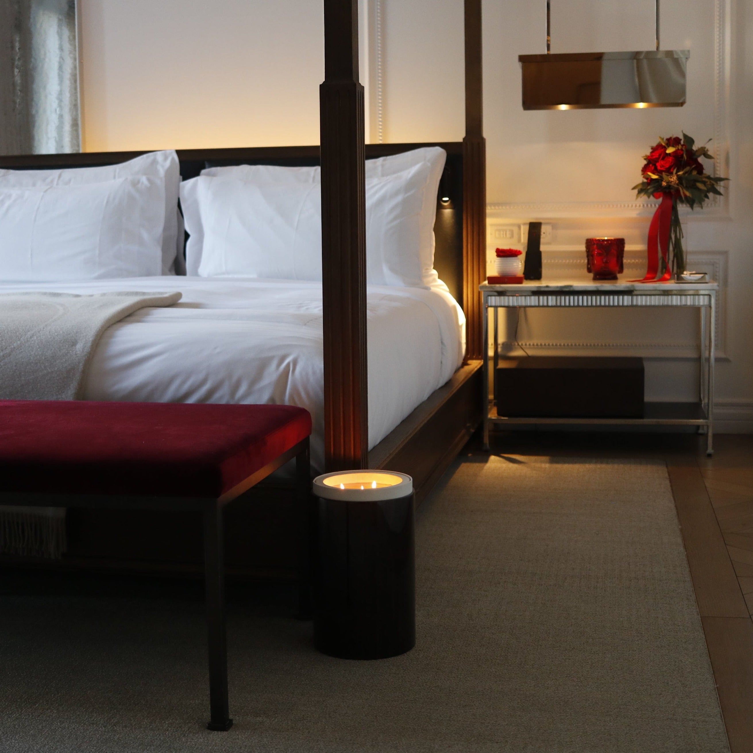 Large Home Candle, Zebrano-3