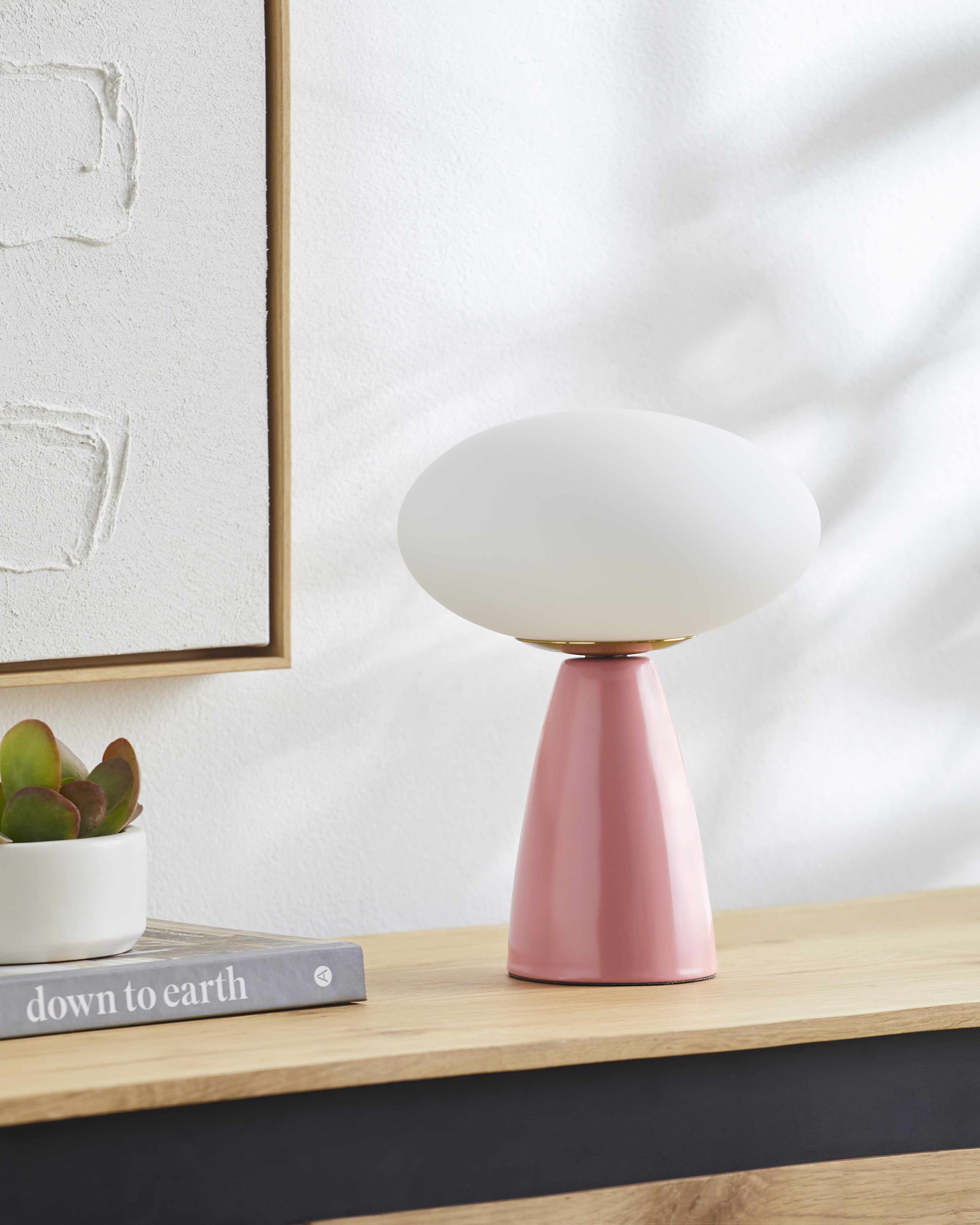 Montamarta Pink Contemporary Table Lamp-1