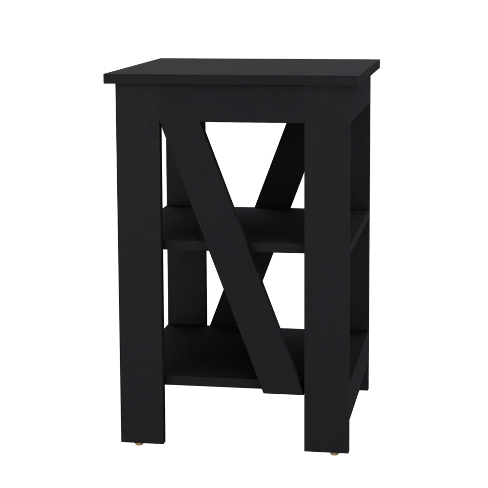 Side Table Rossville, Living Room, Black-3