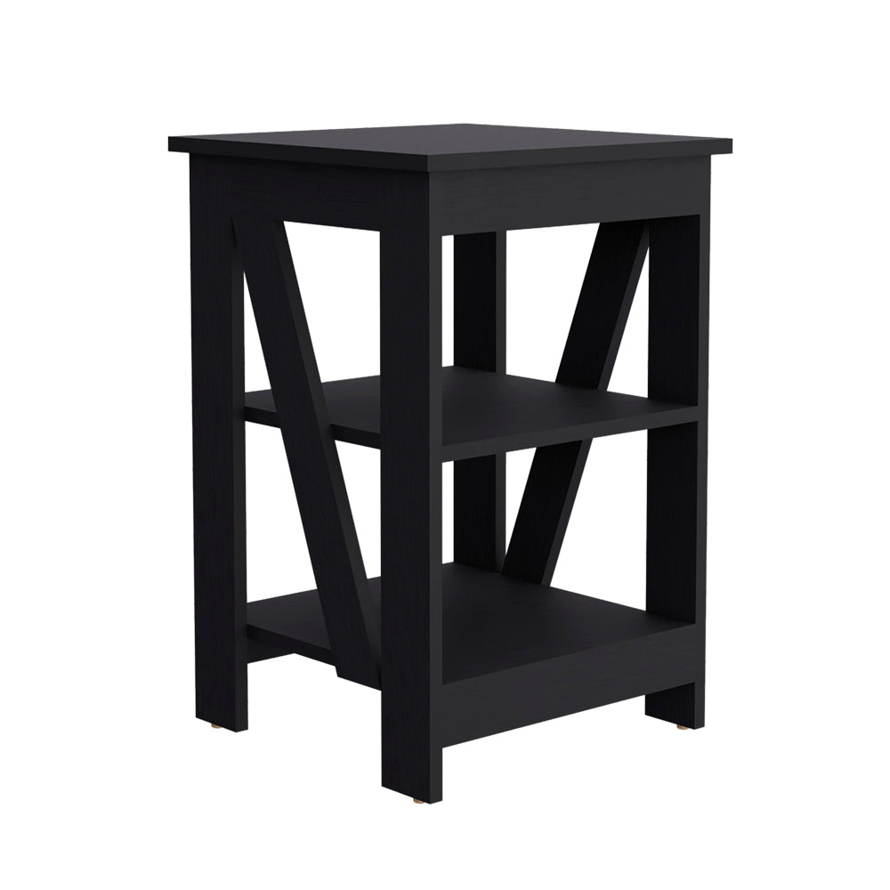 Side Table Rossville, Living Room, Black-4