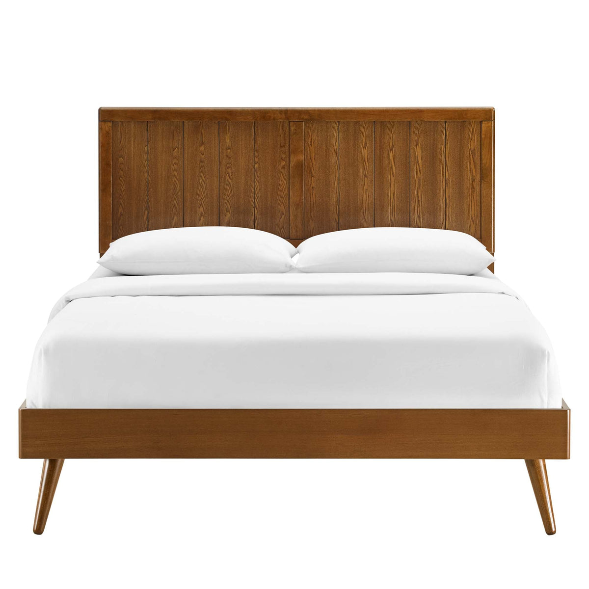 Alana Wood King Platform Bed With Splayed Legs by Modway