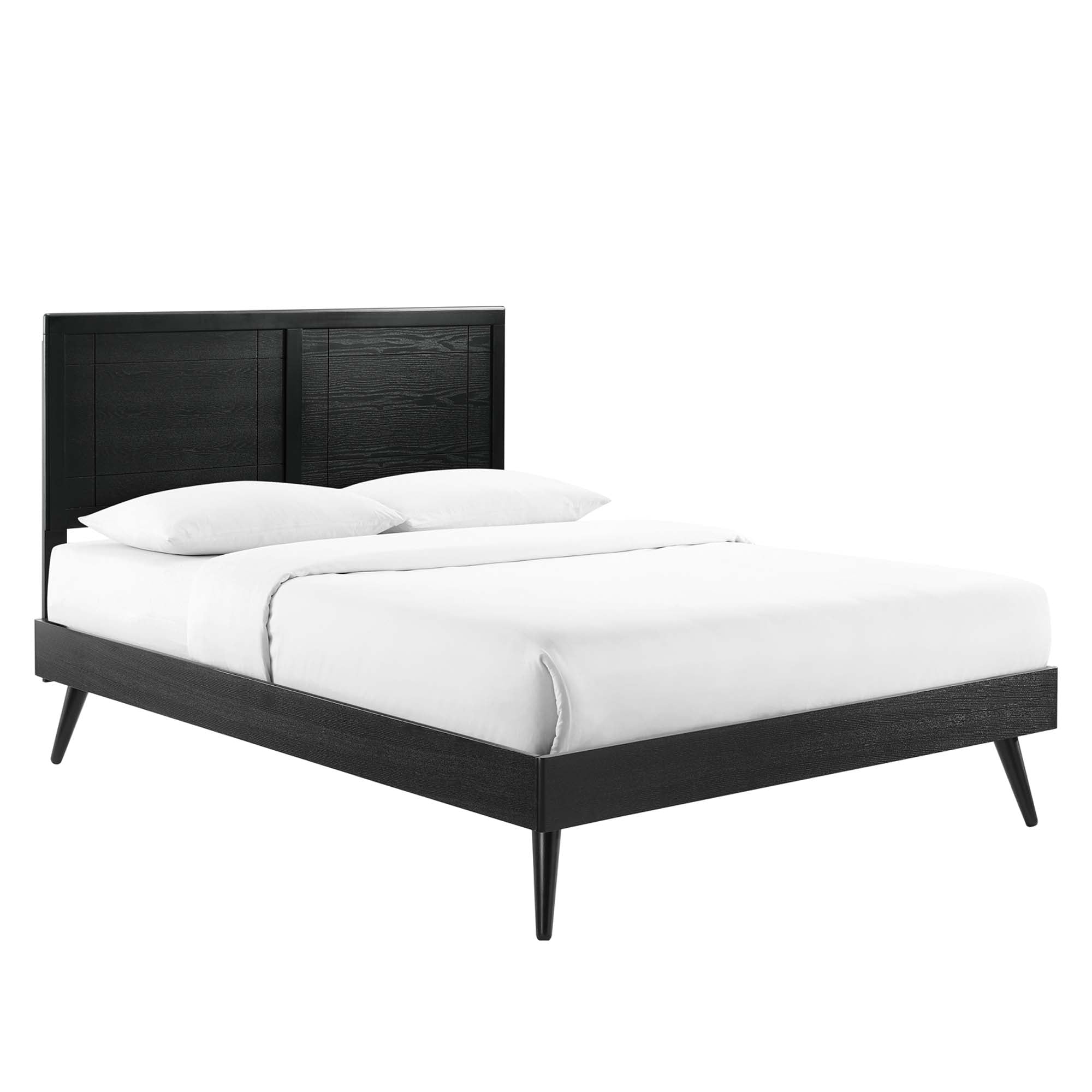 Marlee Wood Full Platform Bed with Splayed Legs by Modway