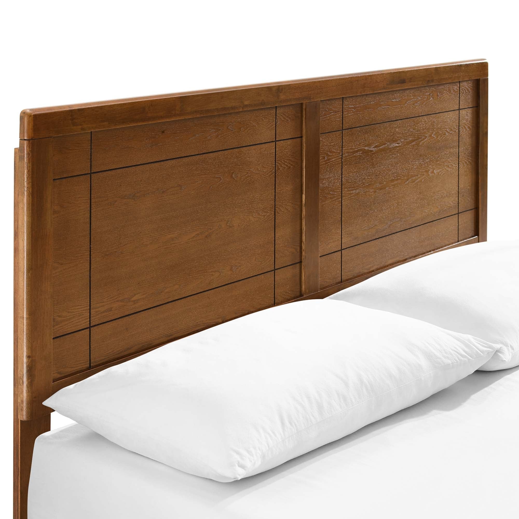 Marlee Wood Full Platform Bed with Splayed Legs by Modway