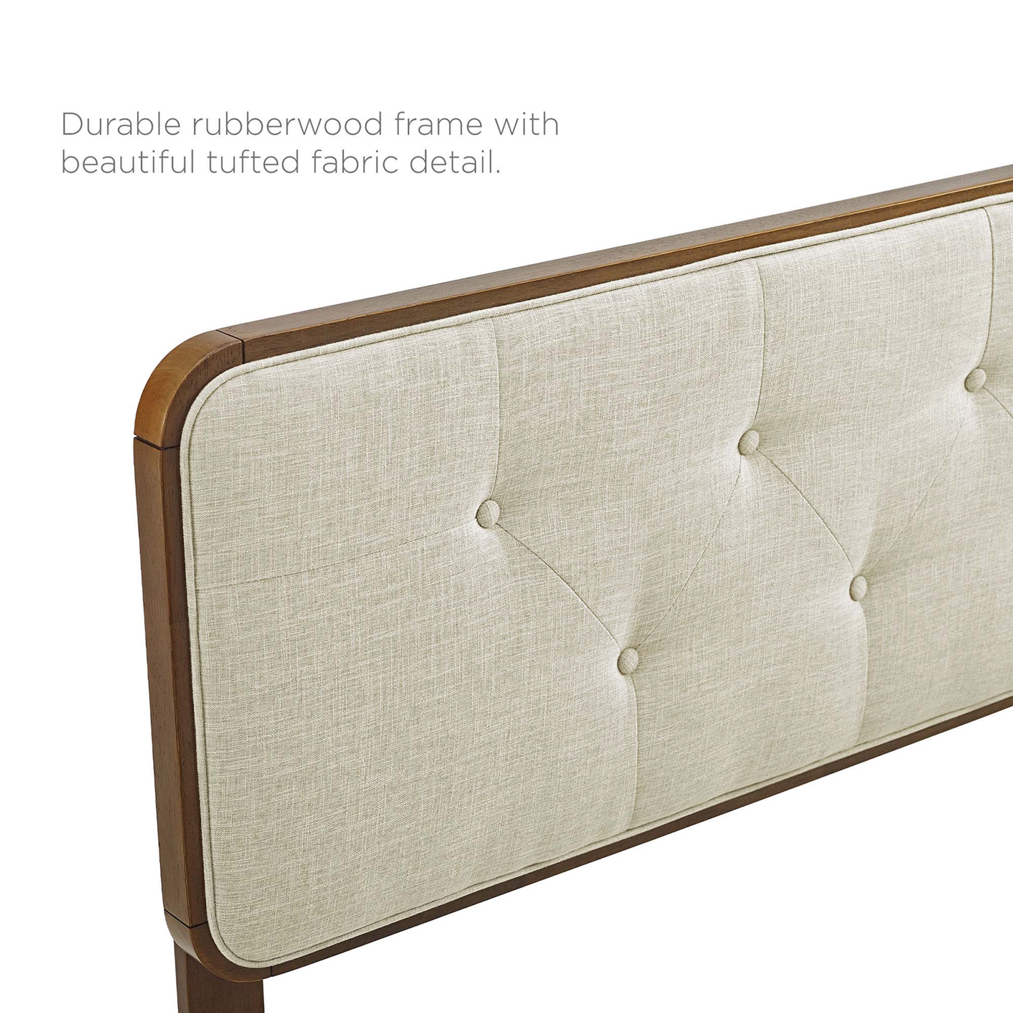 Bridgette Wood Full Platform Bed With Splayed Legs by Modway