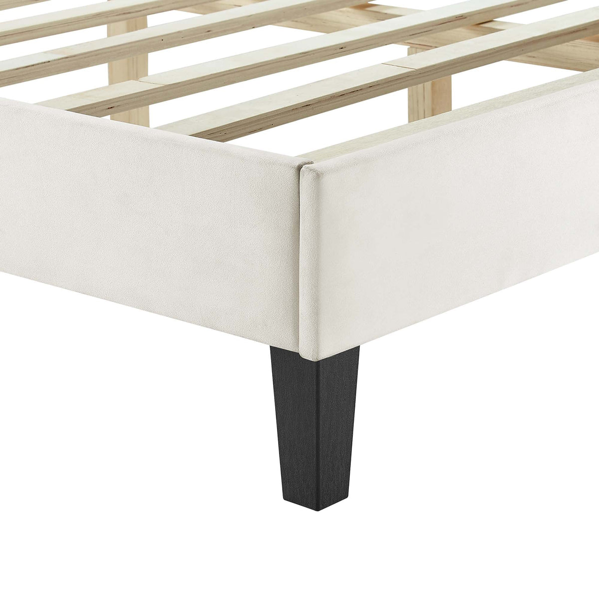 Zahra Channel Tufted Performance Velvet Twin Platform Bed by Modway