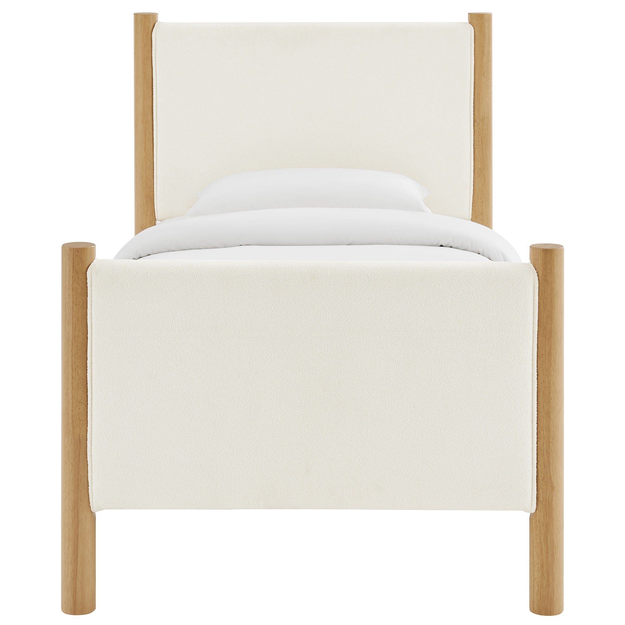Maven Twin Size Boucle Upholstered Platform Bed by Modway