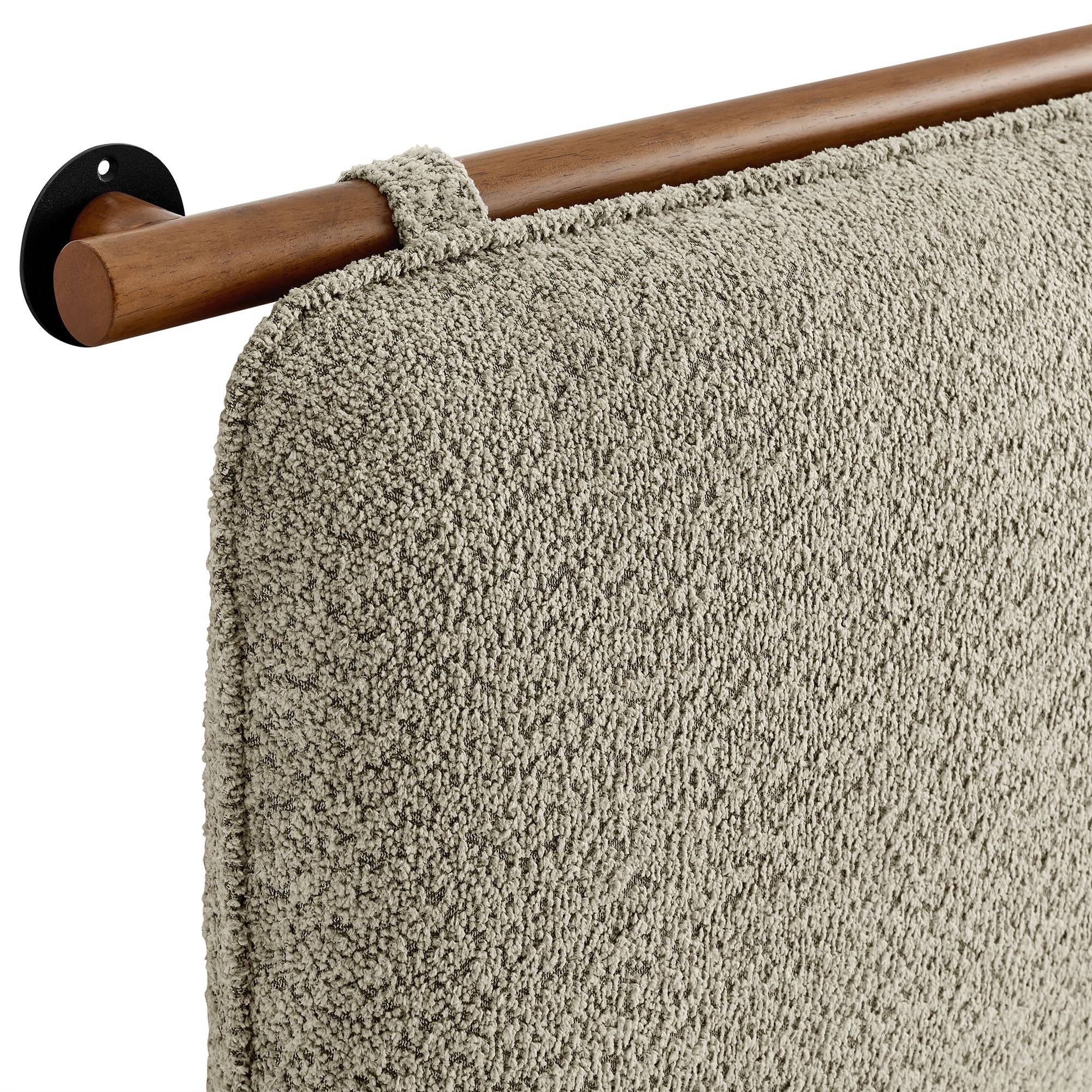 Anela Wall-Mounted Chenille Upholstered King Size Headboard