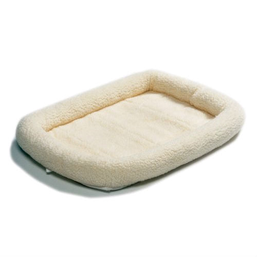 36 x 23 inch Synthetic Sheepskin Fleece Dog Bed - Medium size Dogs-0