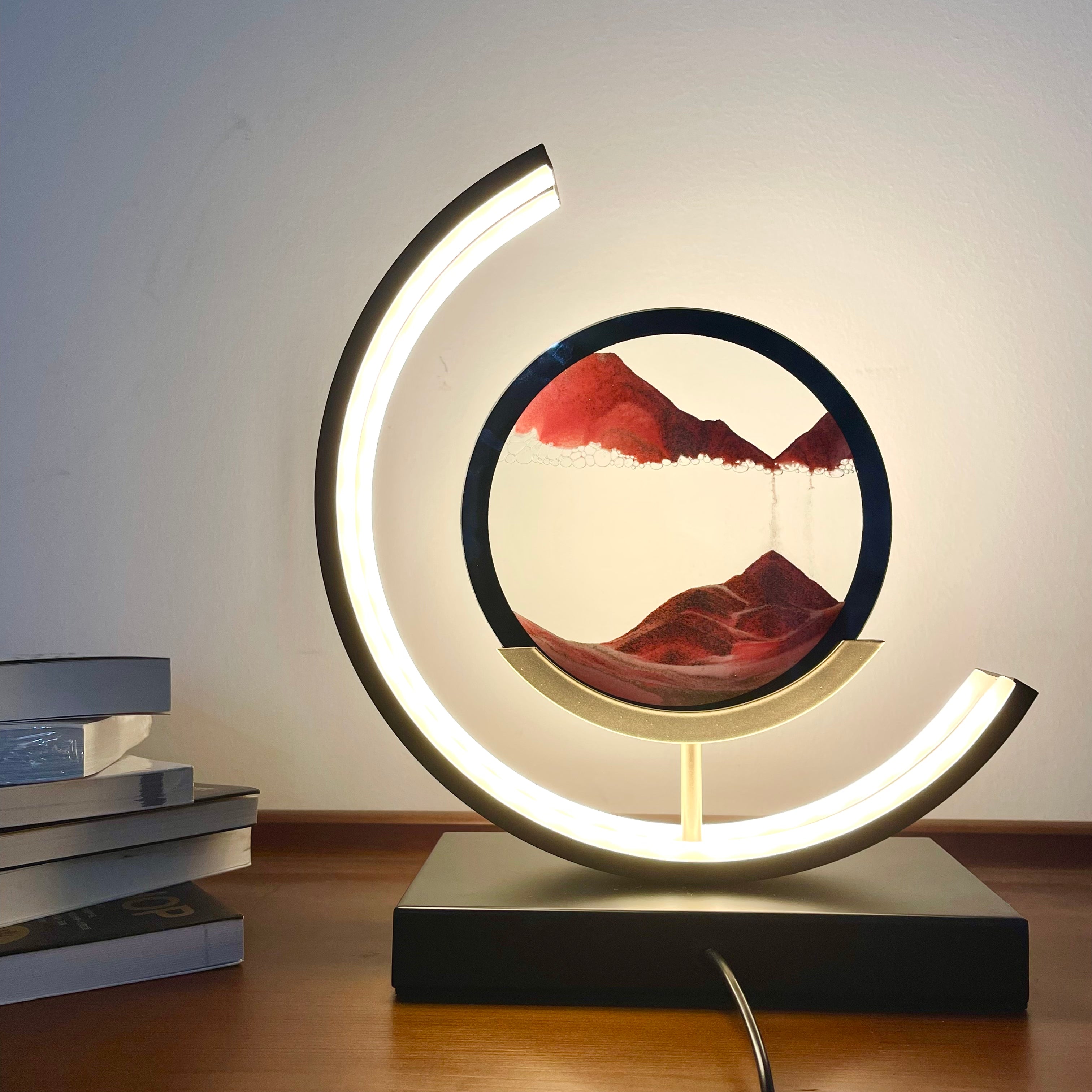 Moving Sand Sandscapes LED Table Lamp-4