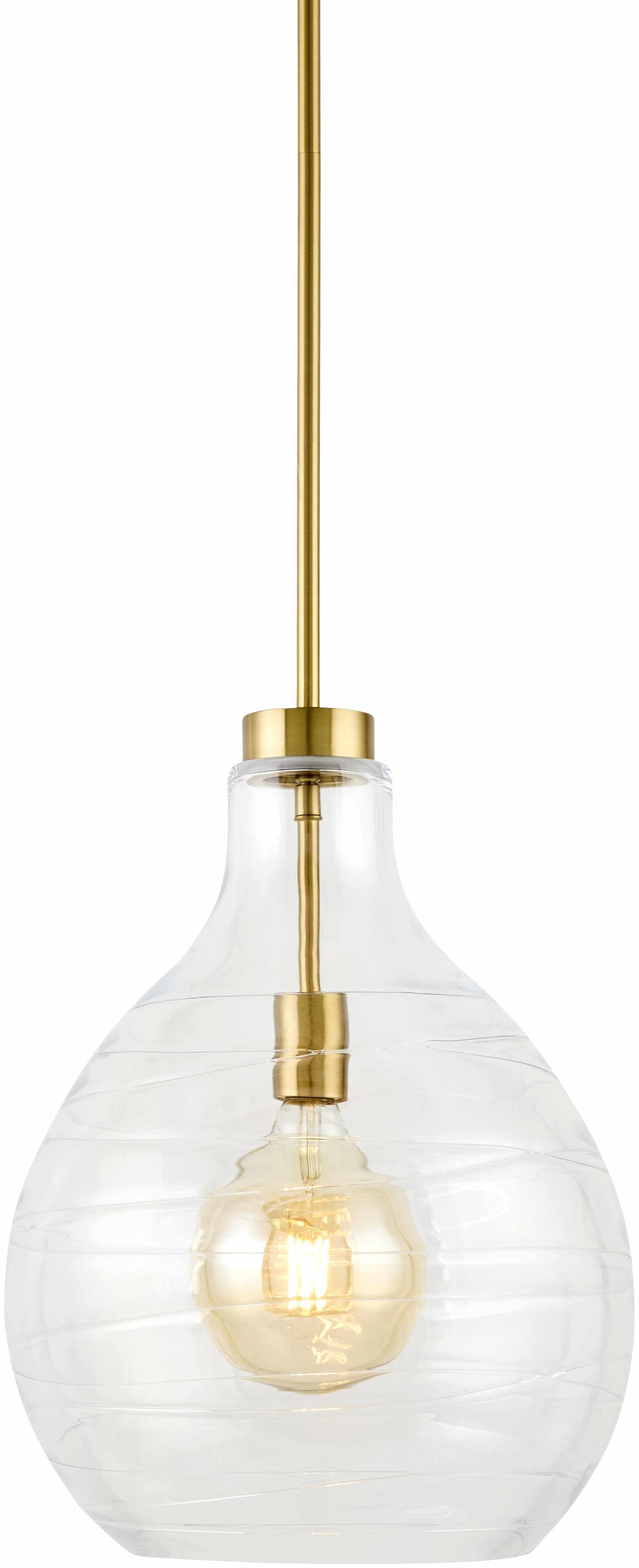 Montbazin Metallic - Brass Pendant-4